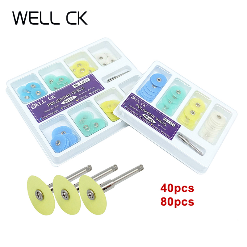 Teeth Whitening Kit Professional - WELL CK 40/80 Pz Dischi Per