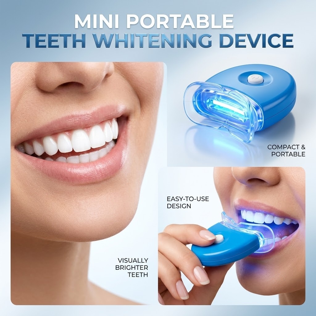 Teeth Whitening Kit At Home - Kit Sbiancante per Denti a Luce