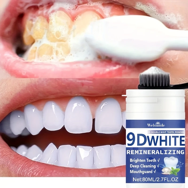Teeth Whitening Price - Polvere Dentifricia Remineralizzante 9D con Idrossiapatite,