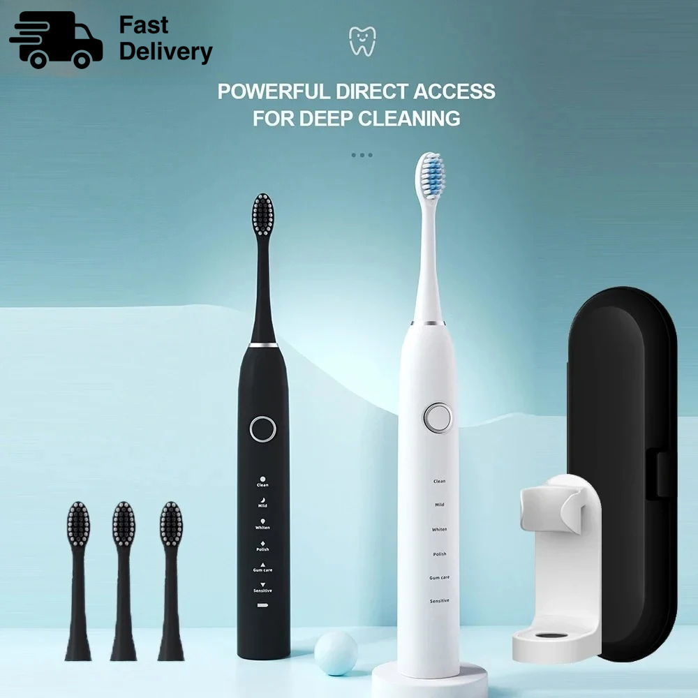 Teeth Whitening Vape - Spazzolino Elettrico Sonico KLXKLX IPX7 Ricaricabile,