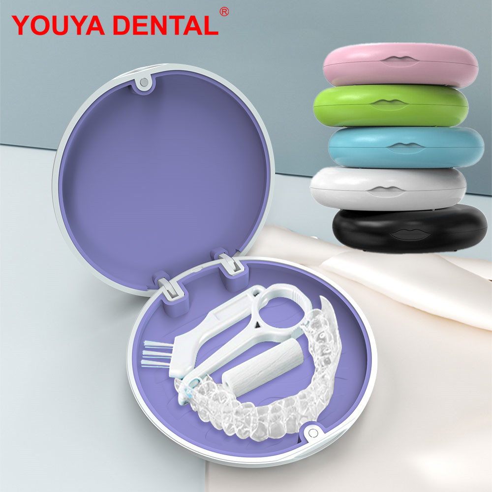Teeth Whitening For Braces - Custodia ortodontica per denti finti Custodia