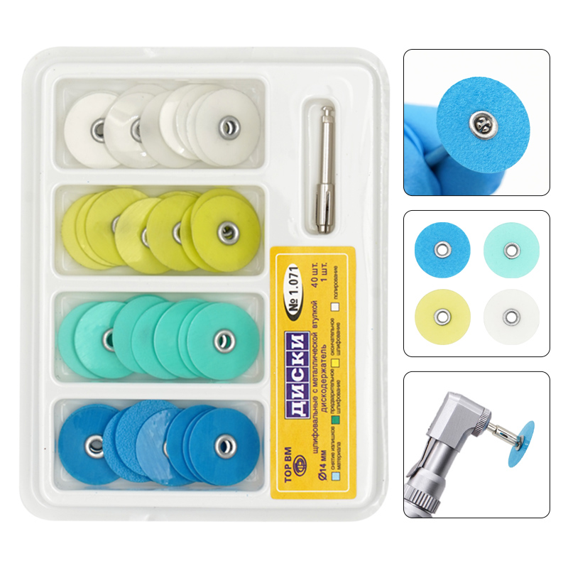 Teeth Whitening Kit Professional - 40 Pz/scatola Dischi Per Lucidatura Dentale