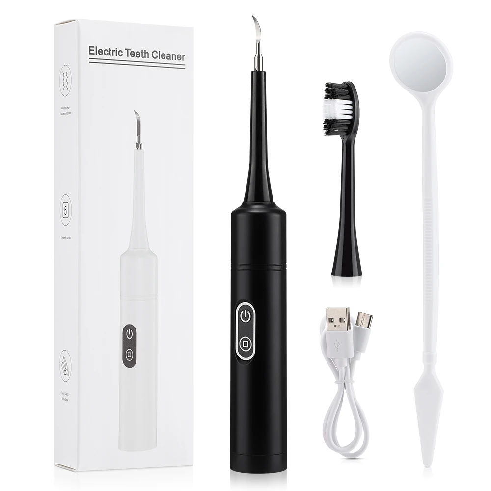 Teeth Whitening Kit Professional - Scalatore Dentale Elettrico a Vibrazione Sonica