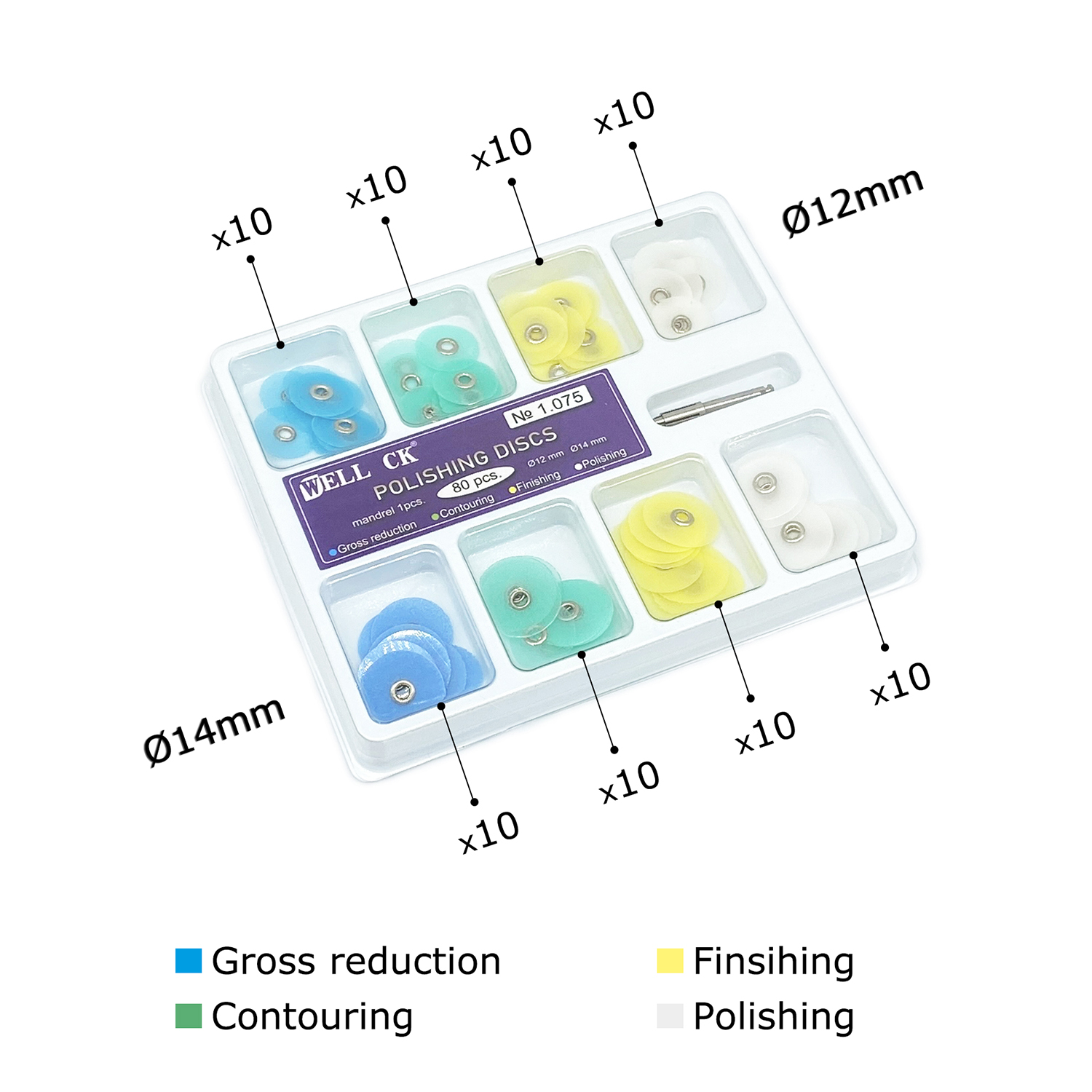 WELL CK 40/80 Pz Dischi Per Lu - Teeth Whitening Kit Professional recensione e prezzo