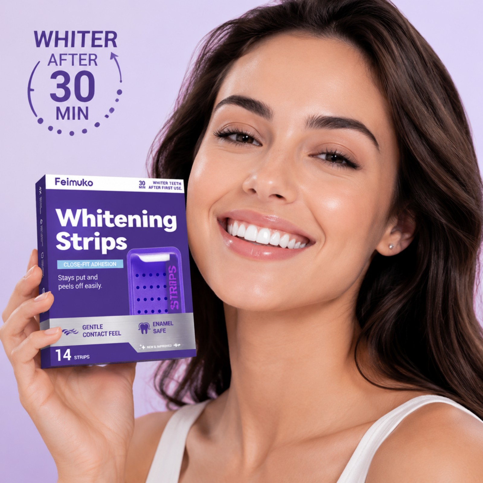 7 strisce sbiancanti viola pre - Teeth Whitening Kit At Home recensione e prezzo