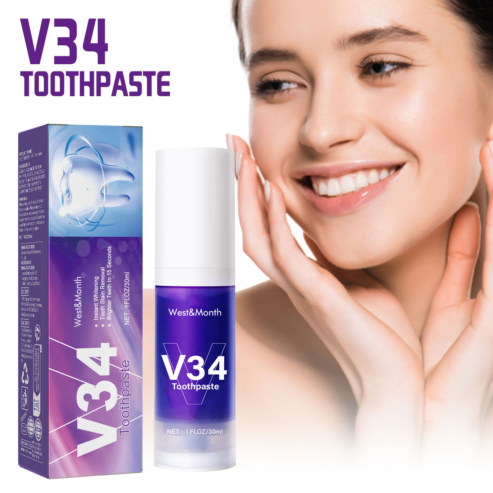 Dentifricio in Mousse V34 Viol - Teeth Whitening Crest recensione e prezzo