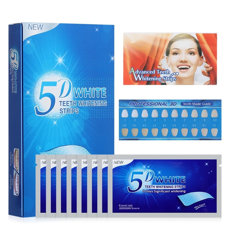 Strisce sbiancanti per denti 5 - Teeth Whitening Crest recensione e prezzo