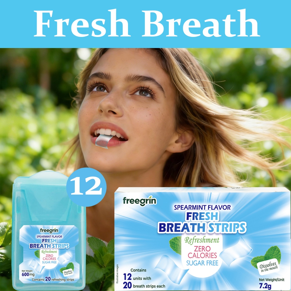 FREEGRIN Strisce Orale al Gust - Teeth Whitening Strips Permanent recensione e prezzo
