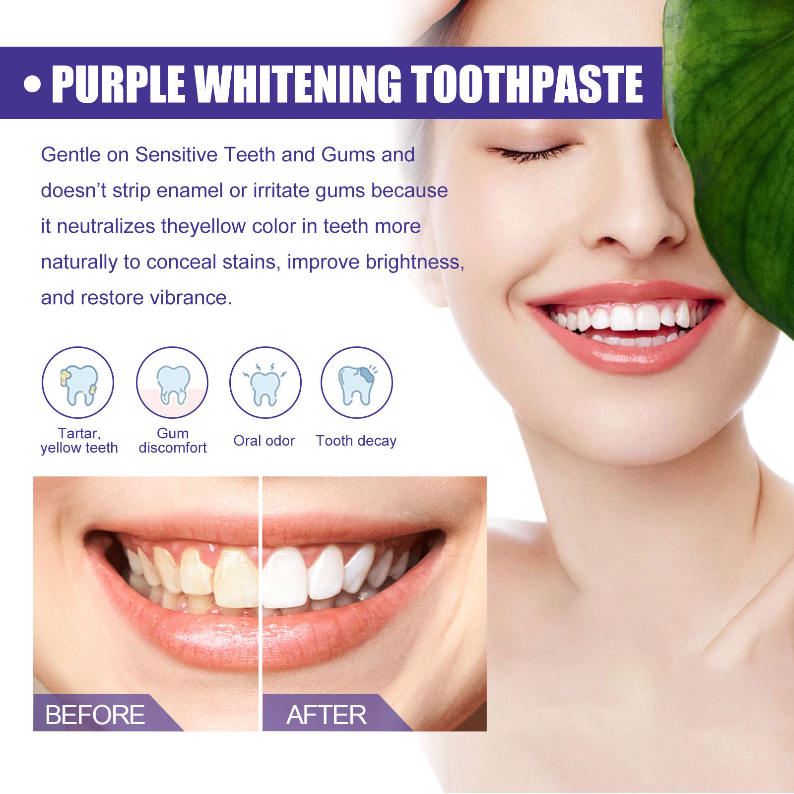 Dentifricio Viola Sbiancante,  - Teeth Whitening Crest recensione e prezzo