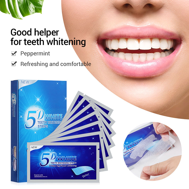 7 paia 5D Gel Sbiancamento Dei - Teeth Whitening Crest recensione e prezzo