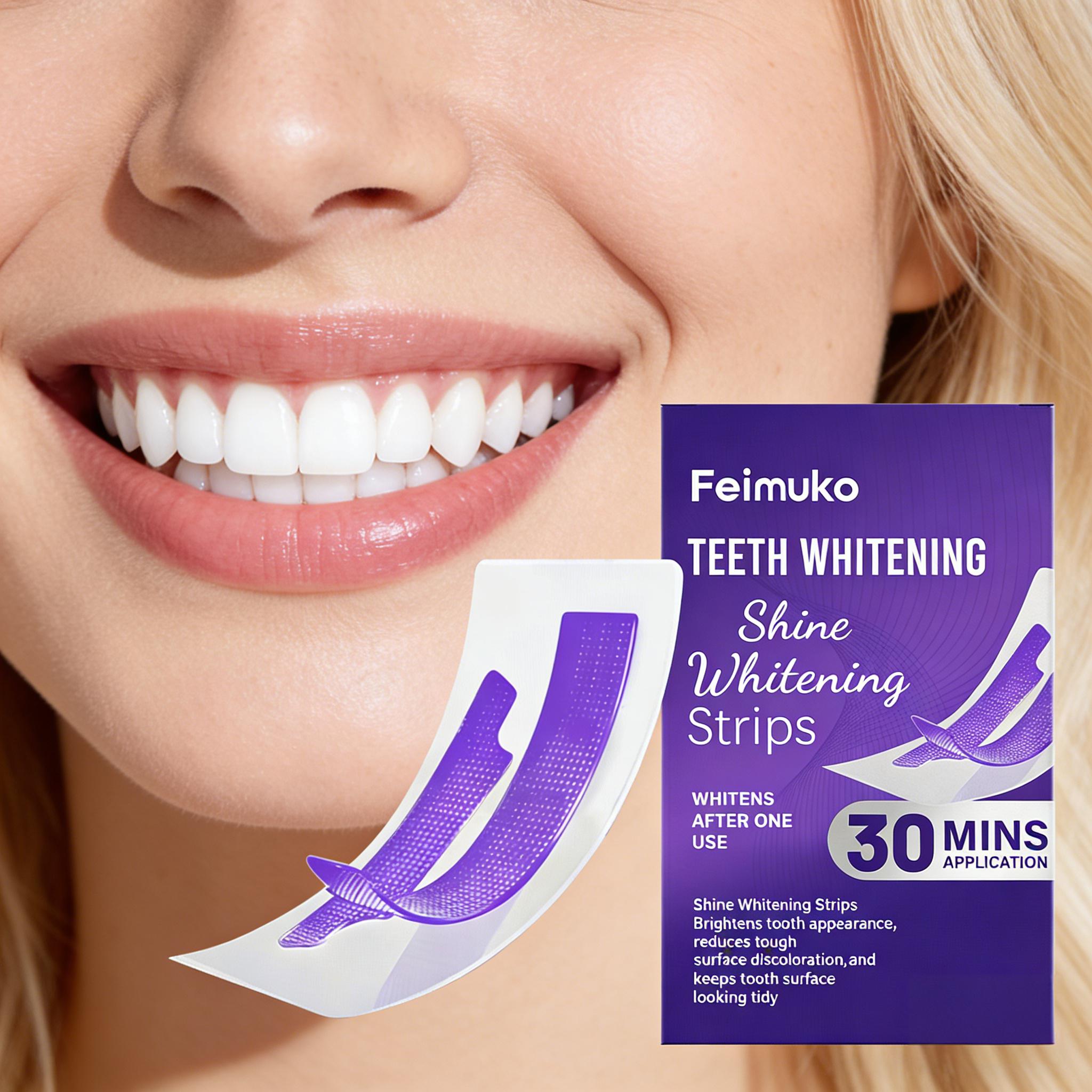 Strisce Sbiancanti per Denti:  - Teeth Whitening Strips Permanent recensione e prezzo
