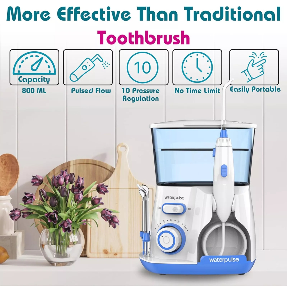 Waterpulse V300 800ml Elettric - Teeth Whitening For Braces recensione e prezzo