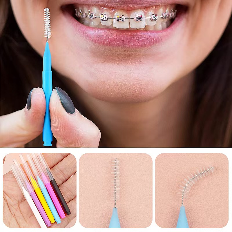 20 pz/pacco Spazzola di Pulizi - Teeth Whitening For Braces recensione e prezzo